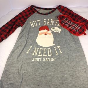 Max & Olivia girls sleep Shirt with mask size 6/6x